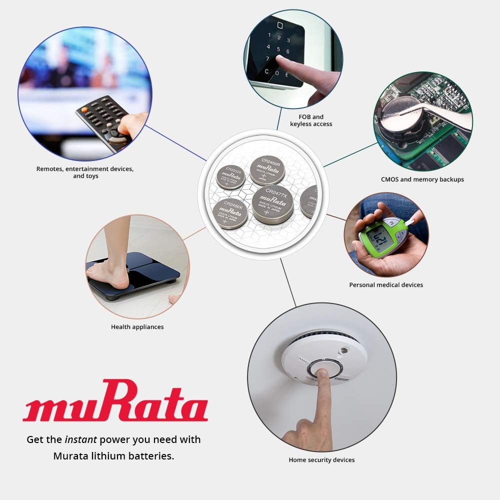 Murata 3V CR1620 Litijum Lithium Dugmasta Baterija Ključ Daljinski - Slika 3