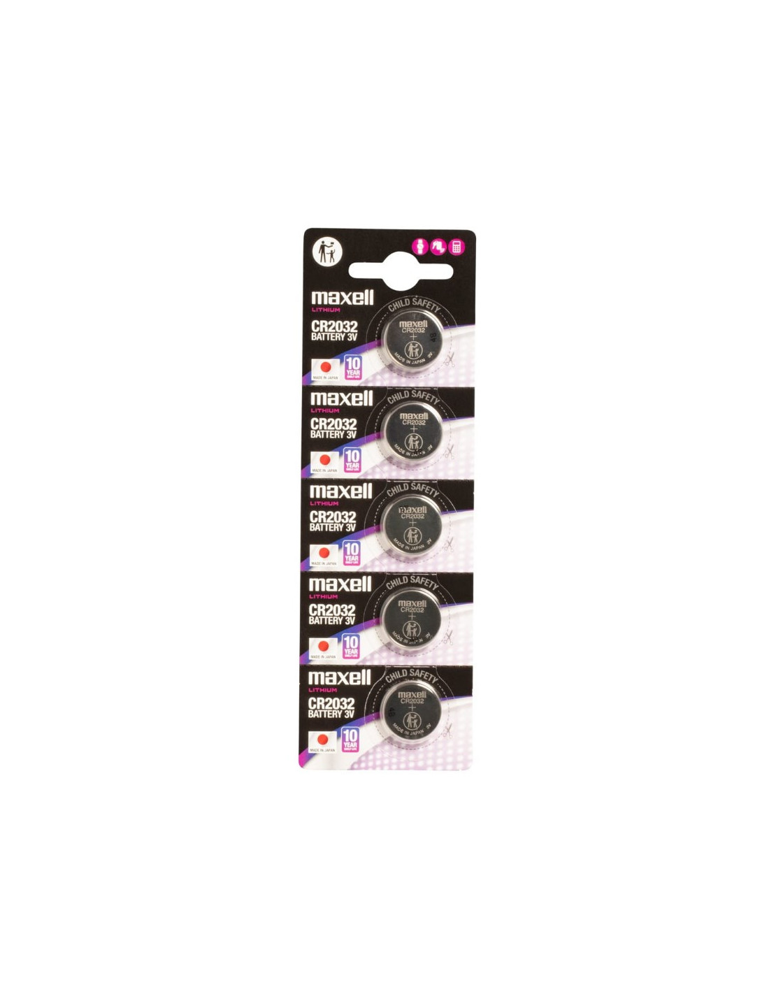 Maxell CR2032 3V Litijum Lithium Dugmasta Baterija Made In JAPAN